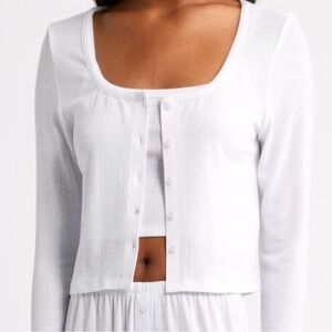 NEW Open Edit Knit Cardigan & Cami Lounge Set